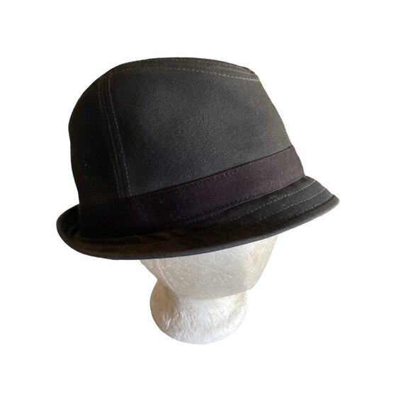 Gray American Rag Cotton Fedora One Size - Picture 1 of 6